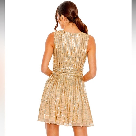 Mac Duggal Short Party Dress #10982 Size 4 NWT - Picture 3 of 17